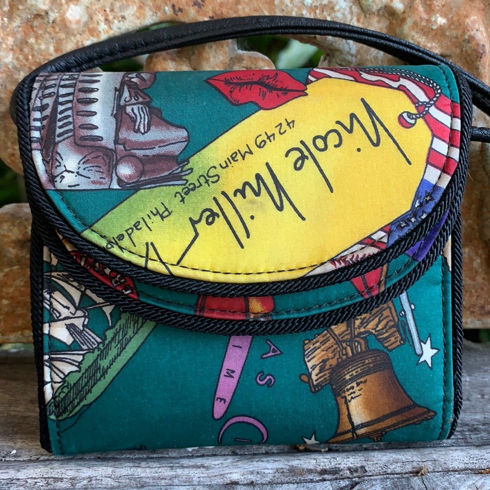 Vintage 90’s Nicole Miller Silk Mini Bag